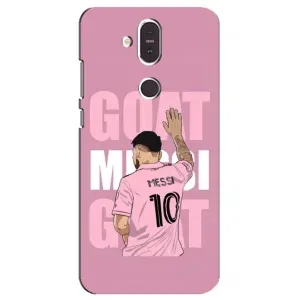 Чехлы Лео Месси в Майами на Nokia 8.1 , Nokia 8 2018