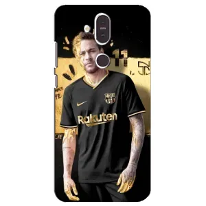 Силиконовый Чехол Nokia 8.1 , Nokia 8 2018 (Gold Neymar)