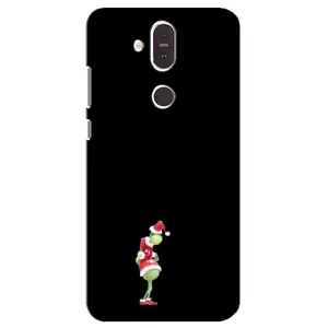 Чехол с рисунком «Гринч на чорном» для Nokia 8.1 (2018)