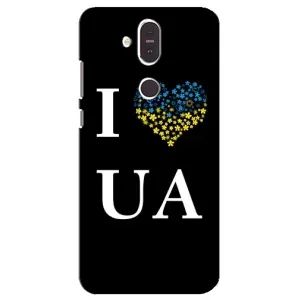 Силіконовий Чохол на Nokia 8.1 , Nokia 8 2018 (Я-Україна) (I Love UA)