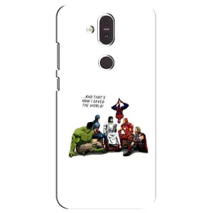 Чохли для Nokia 8.1 , Nokia 8 2018 (Для Християн) (Ісус супергерой)