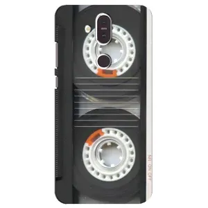 Чехол с Прикольным принтом на Nokia 8.1 , Nokia 8 2018 (Кассета магнитофона)