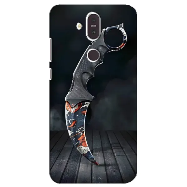 Чехол с рисунком «Кинжал КС ГО» для Nokia 8.1 (2018) Чехол с рисунком «Кинжал КС ГО» для Nokia 8.1 (2018)