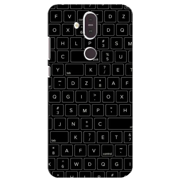 Чехол с рисунком «Клавиатура» для Nokia 8.1 (2018) Чехол с рисунком «Клавиатура» для Nokia 8.1 (2018)