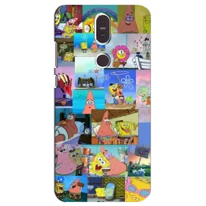 Силиконовый чехол Спанч Боб на Нокиа 8.1 (Комиксы Спанч Боб)