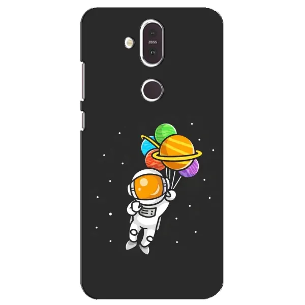 Чехол с рисунком «Космонавт с шариками» для Nokia 8.1 (2018) Чехол с рисунком «Космонавт с шариками» для Nokia 8.1 (2018)