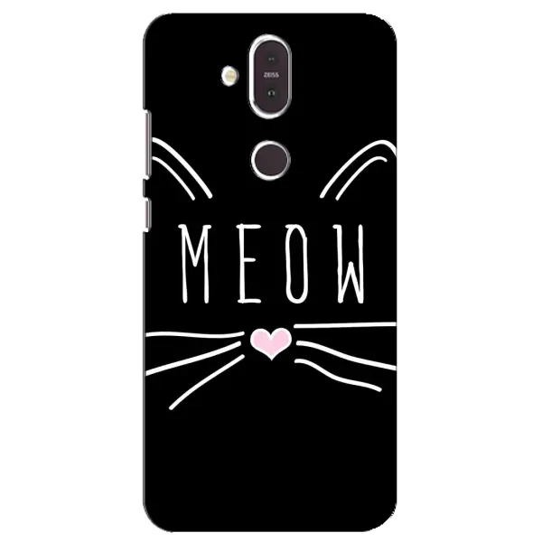 Чехол с рисунком «КОТИК MEOW» для Nokia 8.1 (2018) Чехол с рисунком «КОТИК MEOW» для Nokia 8.1 (2018)
