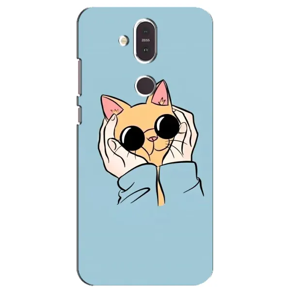 Чехол с рисунком «КОТИК в очках» для Nokia 8.1 (2018) Чехол с рисунком «КОТИК в очках» для Nokia 8.1 (2018)