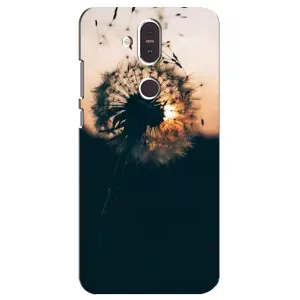 Силиконовый Чехол с одуванчиками на Nokia 8.1 , Nokia 8 2018 (Красивый одуванчик)