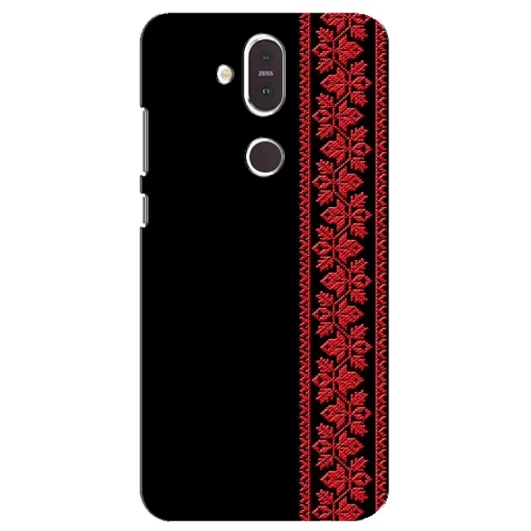 Чехол с рисунком «Красная Вышиванка» для Nokia 8.1 (2018) Чехол с рисунком «Красная Вышиванка» для Nokia 8.1 (2018)