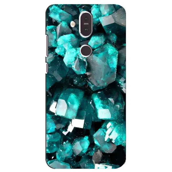 Чехол с рисунком «Кристалы» для Nokia 8.1 (2018) Чехол с рисунком «Кристалы» для Nokia 8.1 (2018)