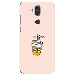 Чехол с изображением вкусной еды для Nokia 8.1 , Nokia 8 2018 (Кружка кофе)