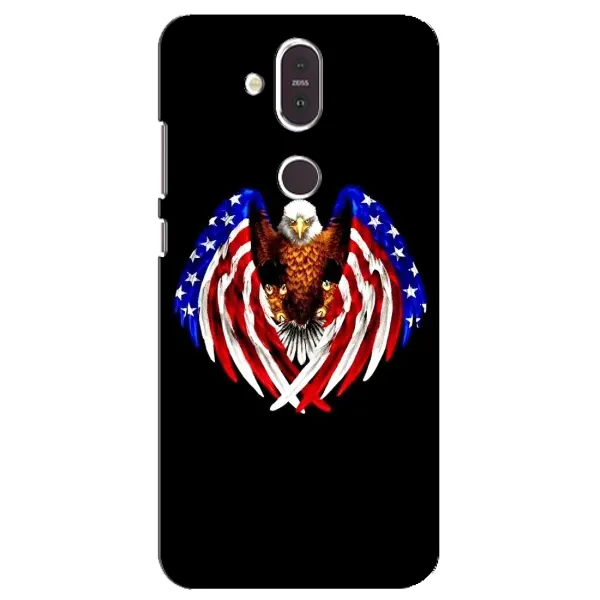 Чехол с рисунком «Крылья США» для Nokia 8.1 (2018) Чехол с рисунком «Крылья США» для Nokia 8.1 (2018)