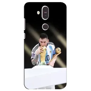 Чехлы Лео Месси Аргентина для Nokia 8.1 , Nokia 8 2018 (Кубок Мира)