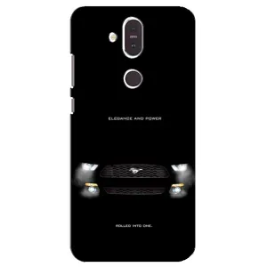 Чехлы с тематикой "Крутые машины" на Nokia 8.1 , Nokia 8 2018 (Черный Land Rover)