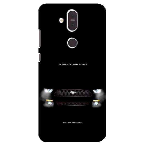 Чехол с рисунком «Черный Land Rover» для Nokia 8.1 (2018)