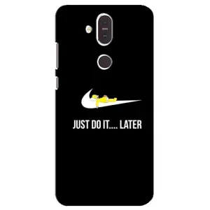 Силиконовый Чехол на Nokia 8.1 , Nokia 8 2018 с картинкой Nike (Later)