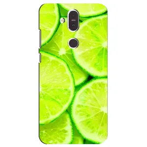 Чехол с изображением вкусной еды для Nokia 8.1 , Nokia 8 2018 (Лайм)