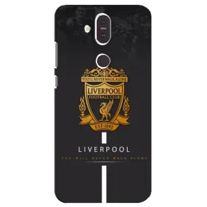 Силиконовые Чехлы принт Футбол на Nokia 8.1 , Nokia 8 2018 (Liverpool)