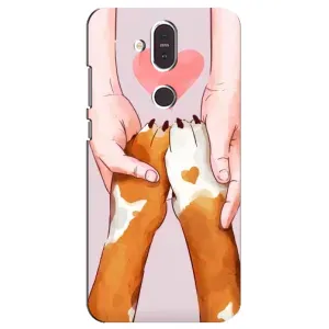 Чехол (ТПУ) Милые собачки для Nokia 8.1 , Nokia 8 2018 (Любовь к собакам)