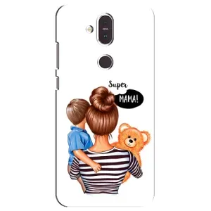Чехлы для МАМЫ на Nokia 8.1 , Nokia 8 2018 (Мама и сын)