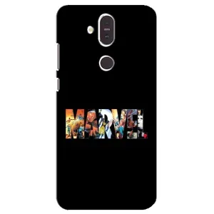 Чехол с рисунком «MARVEL» для Nokia 8.1 (2018)