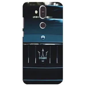 Чехлы с тематикой "Крутые машины" на Nokia 8.1 , Nokia 8 2018 (Maserati auto)