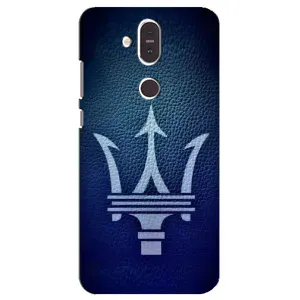 Чехлы с тематикой "Крутые машины" на Nokia 8.1 , Nokia 8 2018 (Лого Maserati)