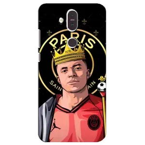 Чехол (TPU) с Футболистом на Nokia 8.1 , Nokia 8 2018 (Mbappe King)