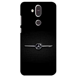 Силиконовый бампер с картинкой машины на Nokia 8.1 , Nokia 8 2018 (Mercedes)
