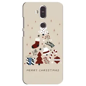 Чохол Санта Клаус для Nokia 8.1 , Nokia 8 2018 (Merry Christmas)