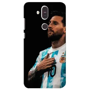 Чехлы Лео Месси Аргентина для Nokia 8.1 , Nokia 8 2018 (Месси Капитан)