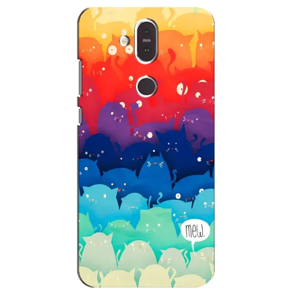 Чехол с рисунком «Mew» для Nokia 8.1 (2018)