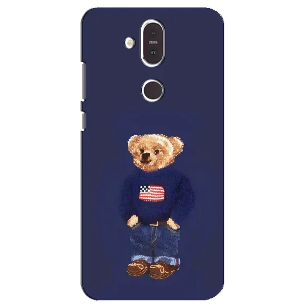 Чехол с рисунком «Мишка USA» для Nokia 8.1 (2018) Чехол с рисунком «Мишка USA» для Nokia 8.1 (2018)