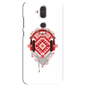 Силіконовый Чохол на Nokia 8.1 , Nokia 8 2018 з картинкой Вишиванки (Модна вишиванка)