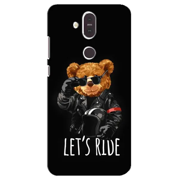 Чехол с рисунком «Модный Мишка» для Nokia 8.1 (2018) Чехол с рисунком «Модный Мишка» для Nokia 8.1 (2018)