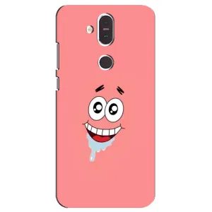Чехлы с Патриком на Nokia 8.1 , Nokia 8 2018 (Мордочка Патрика)