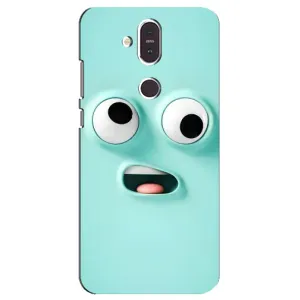 Чохли (ТПУ) (смішні стікери) для Nokia 8.1 , Nokia 8 2018 (Кумедне м'ятне обличчя)