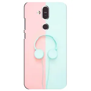 Девчачий Чехол для Nokia 8.1 , Nokia 8 2018 (Наушники)