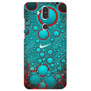 Силиконовый Чехол на Nokia 8.1 , Nokia 8 2018 с картинкой Nike (Найк зеленый)