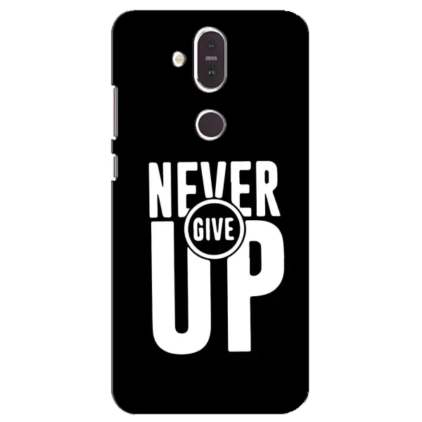 Чехол с рисунком «Never Give UP» для Nokia 8.1 (2018) Чехол с рисунком «Never Give UP» для Nokia 8.1 (2018)