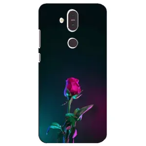 Чехлы с принтом Розочки для Nokia 8.1 , Nokia 8 2018 (Ночная роза)