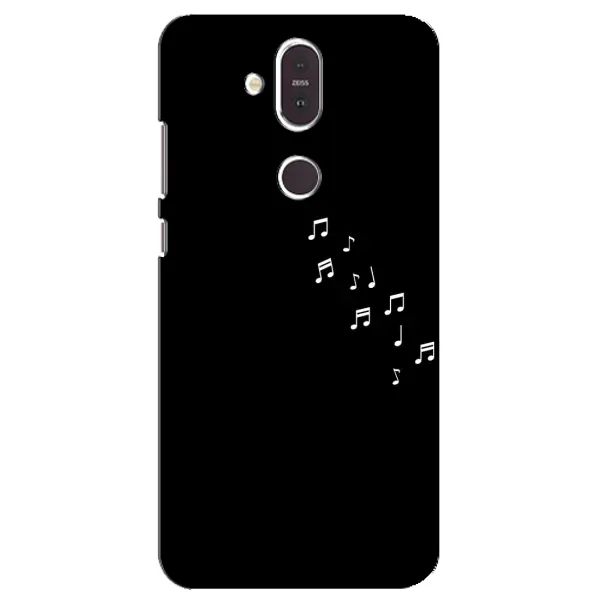 Чехол с рисунком «Ноты» для Nokia 8.1 (2018) Чехол с рисунком «Ноты» для Nokia 8.1 (2018)