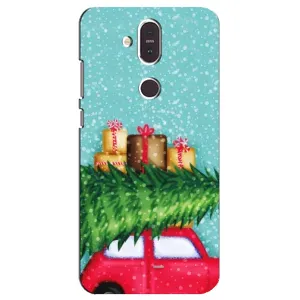 Чехол Новогодняя Елка на Nokia 8.1 , Nokia 8 2018 (Новогодние подарки)