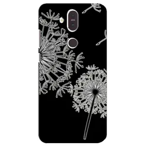 Силиконовый Чехол с одуванчиками на Nokia 8.1 , Nokia 8 2018 (Одуванчики)