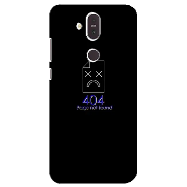 Чехол с рисунком «Ошибка 404» для Nokia 8.1 (2018) Чехол с рисунком «Ошибка 404» для Nokia 8.1 (2018)