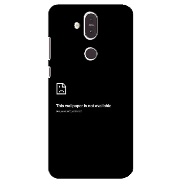Чехол с рисунком «Ошибка» для Nokia 8.1 (2018) Чехол с рисунком «Ошибка» для Nokia 8.1 (2018)