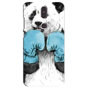 Чехлы с Пандами на Nokia 8.1 , Nokia 8 2018 (Панда боксер)