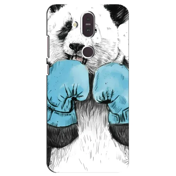 Чехол с рисунком «Панда боксер» для Nokia 8.1 (2018) Чехол с рисунком «Панда боксер» для Nokia 8.1 (2018)