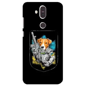 Чехол с принтом для Nokia 8.1 , Nokia 8 2018 (Патрон Воин)